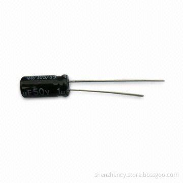 Standard Type Electrolytic Capacitor with 6.3 to 450V Rated Voltage Range and 10μF Capacitance